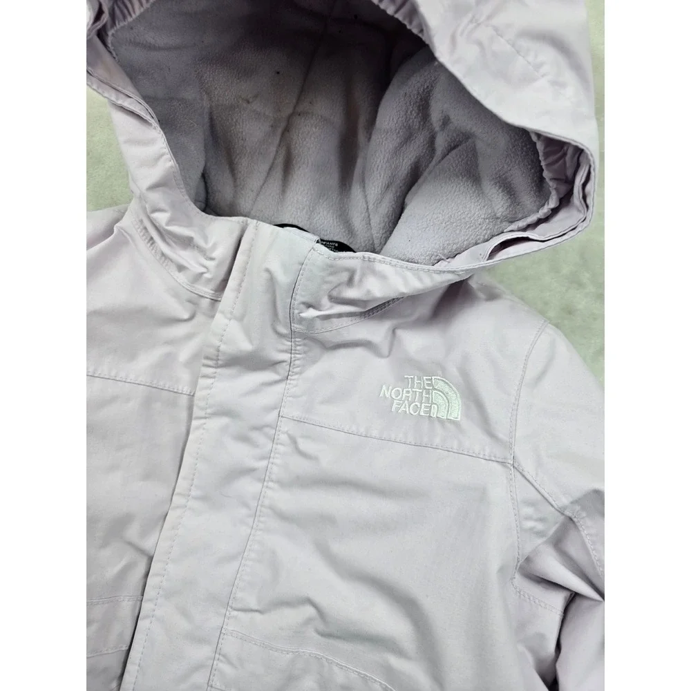 The North‎ Face Down Parka Kids Girls 3T Lavender Nylon Down Hooded Jacket